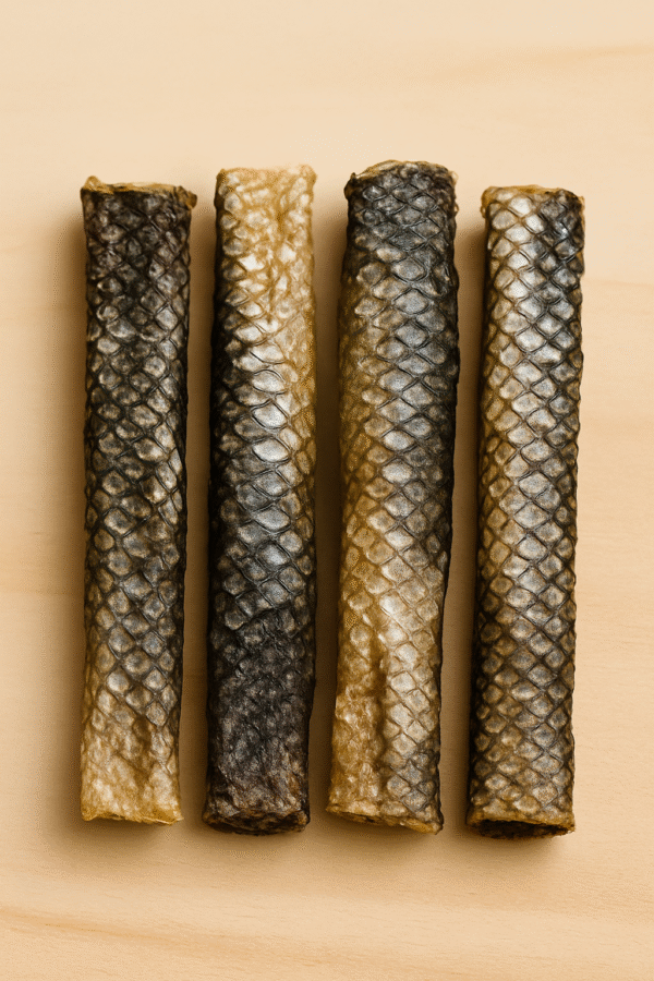 Lamelles de peau de poissons